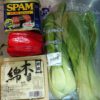 野菜庫の余った野菜を使ってスパムがあればできる沖縄簡単料理「チャンプルー」