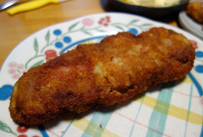 半額見切り品で手に入れた厚切りステーキ肉♪広島産牡蠣も使って「ビフカツと牡蠣フライ」