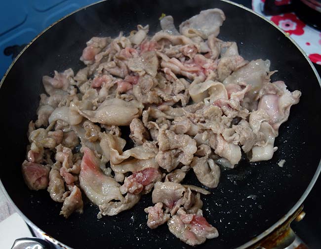 豚肉とイカを使った中華あんかけ焼きそば～中華炒め料理アレンジ版