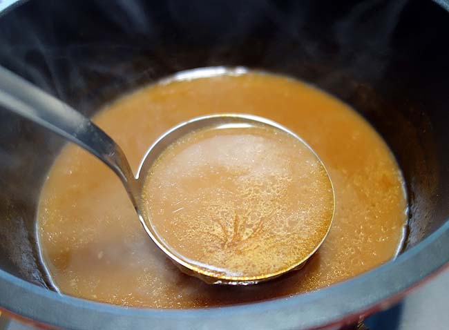 山岸一雄監修「つけ麺専用スープ」濃厚豚骨醤油味ストレートスープでランチはつけ麺！
